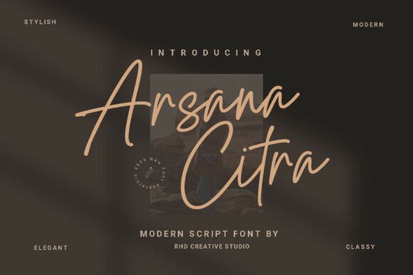 Arsana Citra: A Chic Script Font for Modern Branding