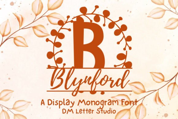 Blynford Split Monogram: A Designer’s Font Review