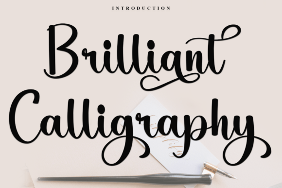 Brilliant Calligraphy: A Festive Typeface for Branding