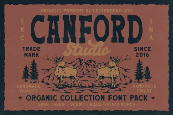 Canford Trio: A Premium Display Typeface for Editorial Design