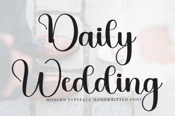 Daily Wedding Font for Elegant Branding