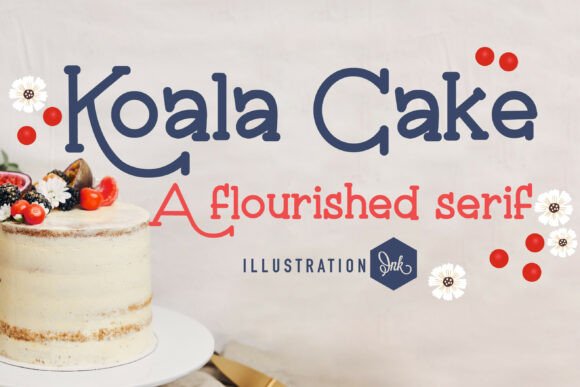 Koala Cake Font for Editorial Design