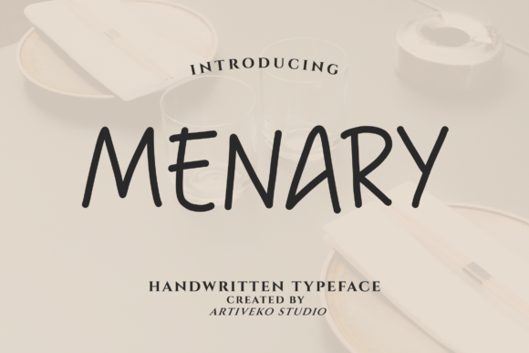 Menary: A Handwritten Font for Bold Branding