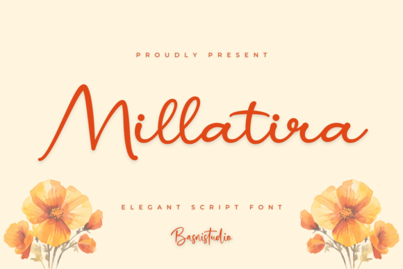 Millatira: A Script Font for Digital Elegance