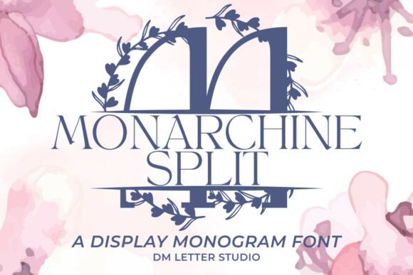 Monarchine Split Monogram: A Designer’s Typeface