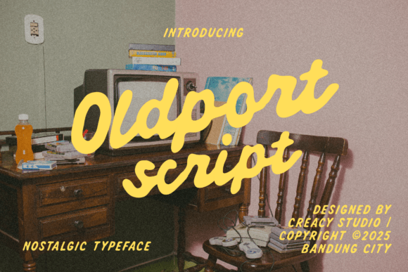 Oldport Script: A Vintage Typeface for Branding