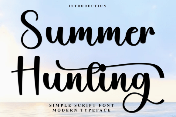 Summer Hunting Font for Handmade Makers