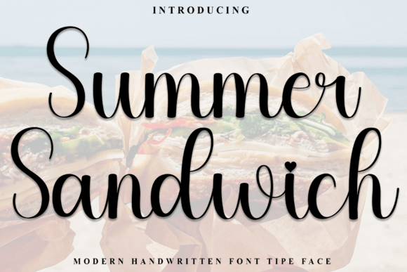 Summer Sandwich Font for Friendly Branding