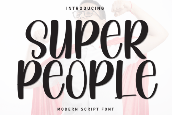 Super People Font: Bold Script for Branding