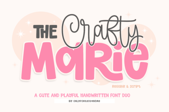 The Crafty Marie Typeface for Web Design