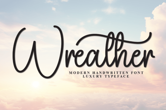 Wreather Font: Elegant Script for Makers